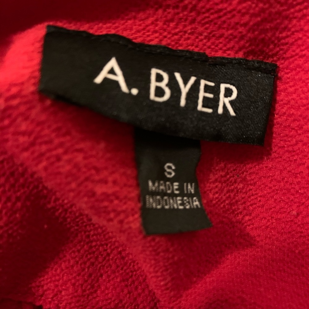 A. Byer Ruffle Tank Blouse Top - Picture 5 of 5